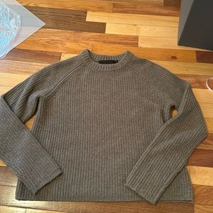 Jenni Kayne cashmere fisherman crew taupe